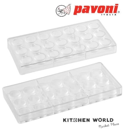 พิมพ์อบขนมโพลีคาร์บอเนตทรงกลม PAVONI PC113FR 21 ช่อง_7